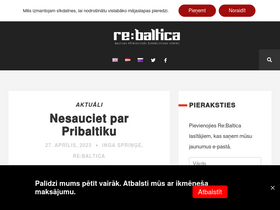 'rebaltica.lv' screenshot