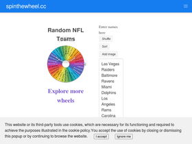 'spinthewheel.cc' screenshot