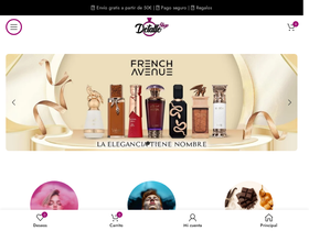 detalleshop.es homepage screenshot