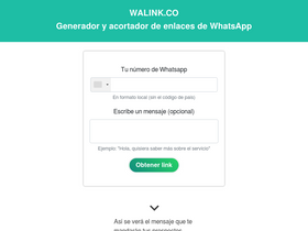 'walink.co' screenshot