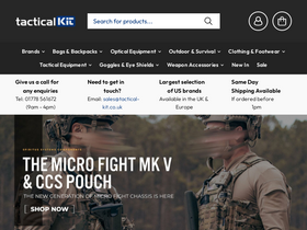 'tactical-kit.co.uk' screenshot