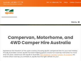 'apollocamper.com' screenshot