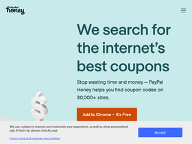 'joinhoney.com' screenshot