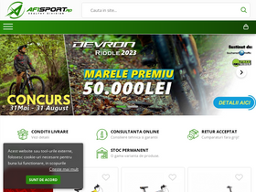 'afisport.ro' screenshot
