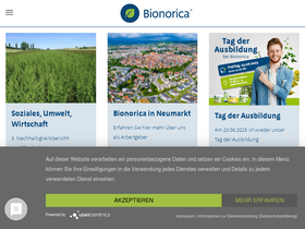 'bionorica.de' screenshot
