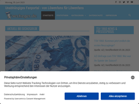 'sechzger.de' screenshot