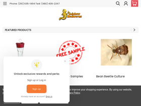 'rainbowmealworms.net' screenshot