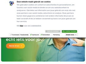 'vvvcadeaukaarten.nl' screenshot