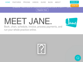 'redefinehealing.janeapp.com' screenshot