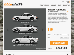 'blipshift.com' screenshot