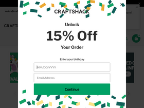 'craftshack.com' screenshot