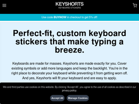 'keyshorts.com' screenshot