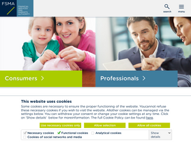 'fsma.be' screenshot