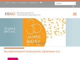 'operieren.de' screenshot