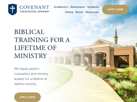 'covenantseminary.edu' screenshot