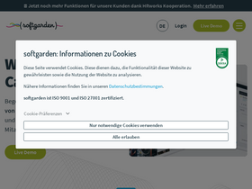 'softgarden.de' screenshot