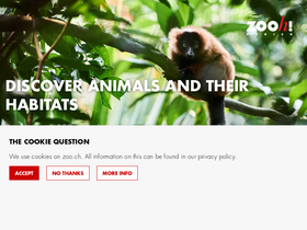 'zoo.ch' screenshot