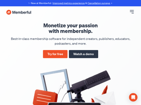 'memberful.com' screenshot