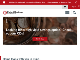 'uhcu.org' screenshot