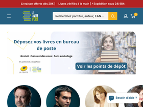 lelivrevert.fr homepage screenshot