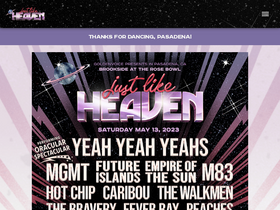 justlikeheavenfest.com
