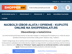 'shopperalati.rs' screenshot