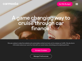 'carmoola.co.uk' screenshot