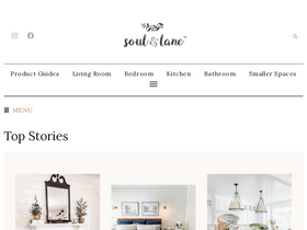'soulandlane.com' screenshot