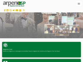 'arpensp.org.br' screenshot