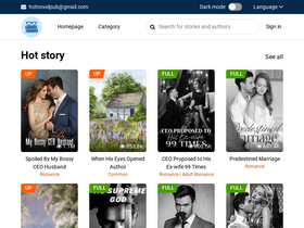 'hotnovelpub.com' screenshot