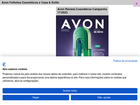 'avonfolheto.com' screenshot