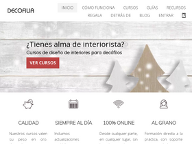'decofilia.com' screenshot