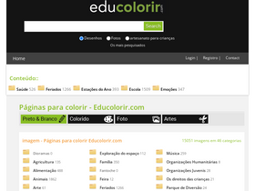 'educolorir.com' screenshot