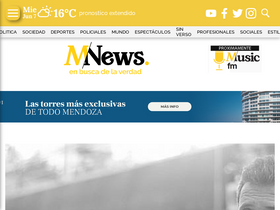 'mnews.com.ar' screenshot