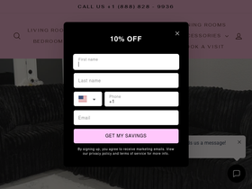 lissfurniture.com homepage screenshot