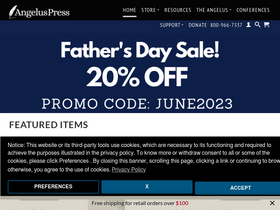 'angeluspress.org' screenshot