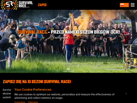 'survivalrace.pl' screenshot