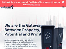 'parkonect.com' screenshot