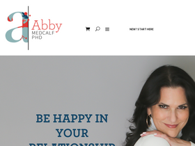 'abbymedcalf.com' screenshot