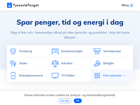 'tjenestetorget.no' screenshot