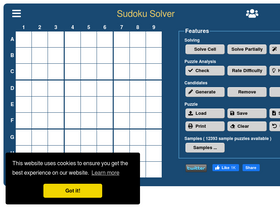 'sudoku-solutions.com' screenshot