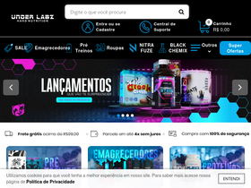 'underlabz.com' screenshot