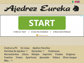 'ajedrezeureka.com' screenshot