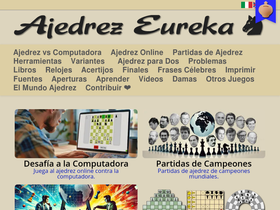 'ajedrezeureka.com' screenshot