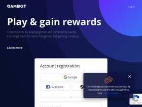 'gamekit.com' screenshot