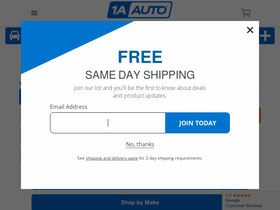 '1aauto.com' screenshot