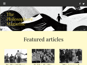 'philosophersmag.com' screenshot