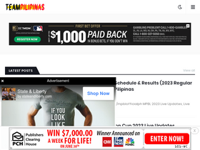 'teampilipinas.info' screenshot