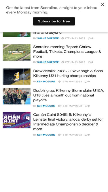 scoreline.ie