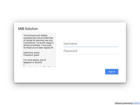 'mibsolution.one' screenshot